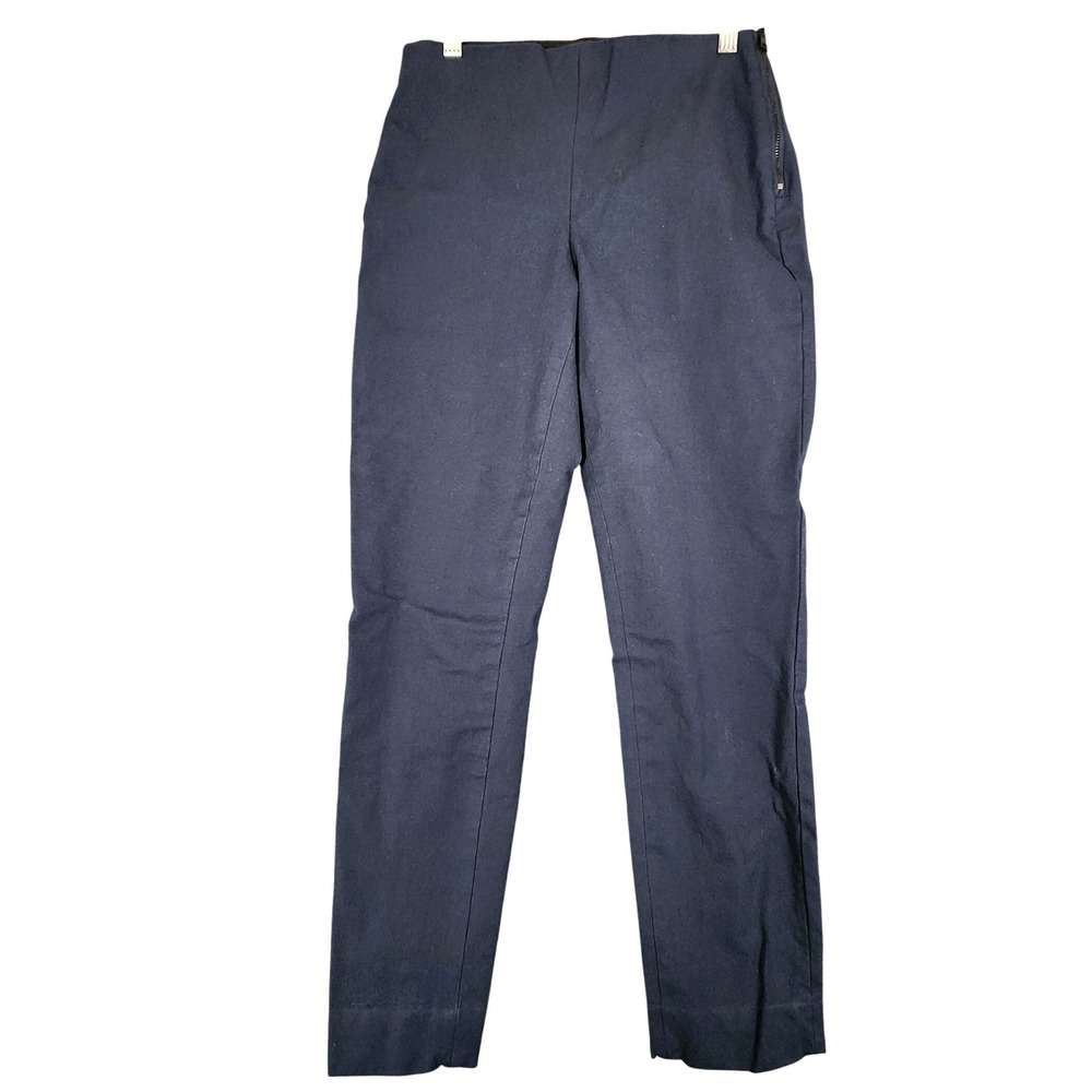 Everlane Size 6 Navy Blue Pants Women's Classic Zipper Detail‎